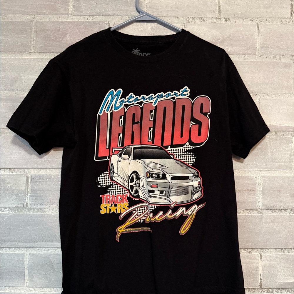 Vibe Motorsport Legends Black Racing Tee